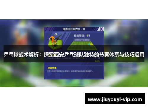 乒乓球战术解析：探索西安乒乓球队独特的节奏体系与技巧运用